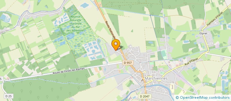 localisation de l'entreprise DANCE FOR LIFE  MARCHIENNES