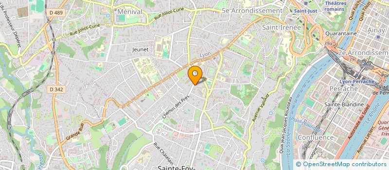 localisation de l'entreprise DANCE FUSION EVENT  SAINTE-FOY-LES-LYON