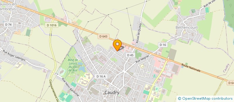 localisation de l'entreprise DANCE METISSE  CAUDRY