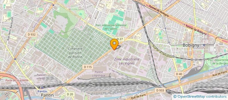 localisation de l'entreprise DANCE MOBILITY FLEET MANAGEMENT SAS  BOBIGNY