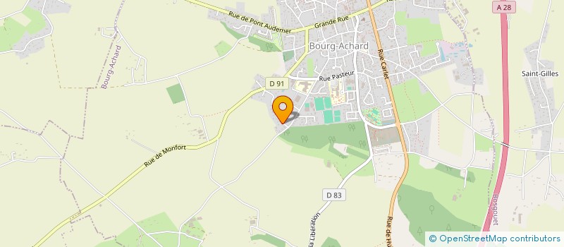 localisation de l'entreprise DANCE N'SMILE  BOURG-ACHARD