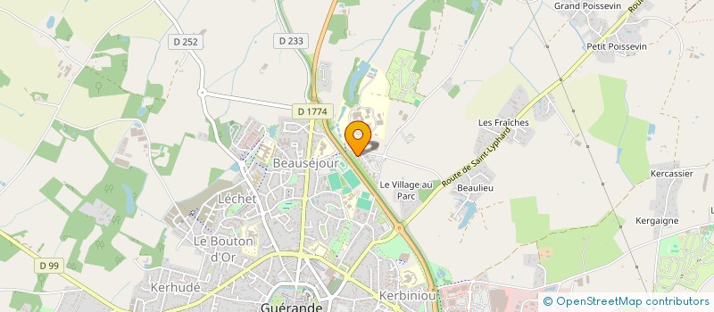 localisation de l'entreprise DANCE SCHOOL VALLEE  GUERANDE