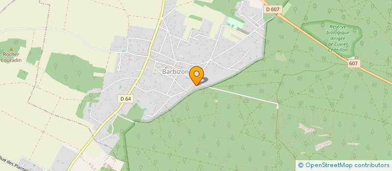 localisation de l'entreprise DANCE THEATER ACADEMY  BARBIZON