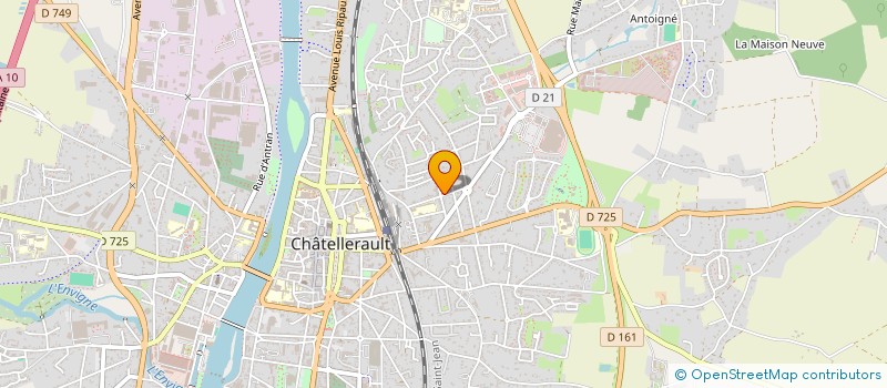 localisation de l'entreprise DANCEHALL CHATELLERAULT à CHATELLERAULT