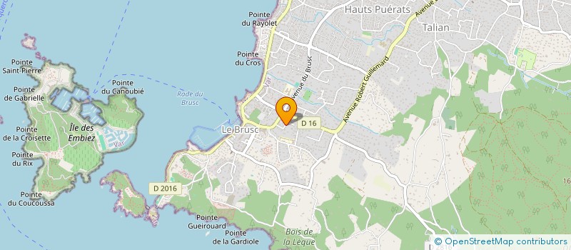 localisation de l'entreprise DANCEPOINT à SIX-FOURS-LES-PLAGES