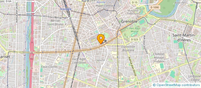 localisation de l'entreprise DANCER'S STEPS à GRENOBLE