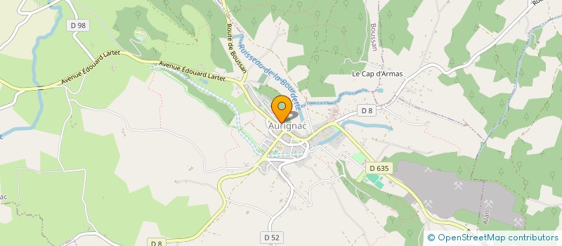 localisation de l'entreprise DANCHART  AURIGNAC