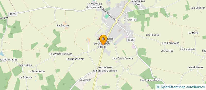 localisation de l'entreprise DANCHOT à CHUELLES