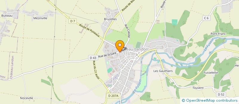 localisation de l'entreprise DANCING MELODIES  CHATEAU-LANDON