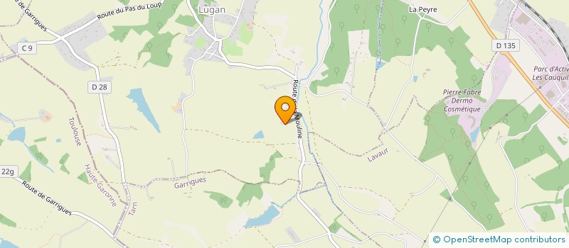 localisation de l'entreprise DANCING RESTAURANT LE TANGO  SAINT-LIEUX-LES-LAVAUR