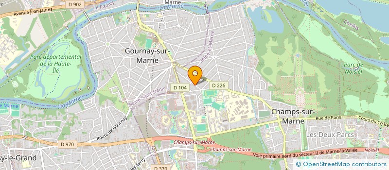 localisation de l'entreprise DANCIU BAT à CHAMPS-SUR-MARNE