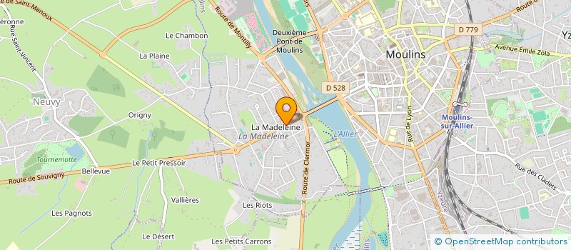 localisation de l'entreprise DANCL à MOULINS