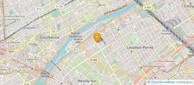 localisation de l'entreprise DANCLA  NEUILLY-SUR-SEINE