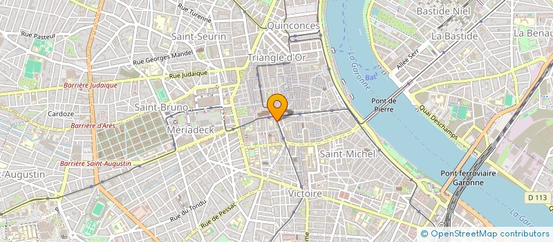 localisation de l'entreprise DANCLA ENERGIES à BORDEAUX