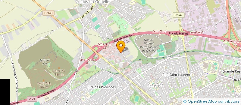 localisation de l'entreprise DANCO  LOOS-EN-GOHELLE