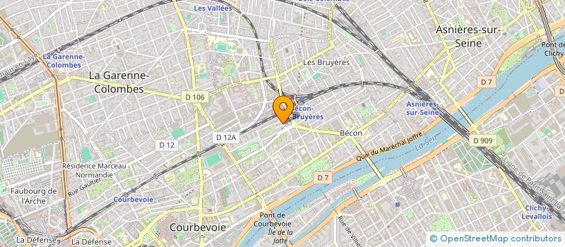 localisation de l'entreprise DANCO M&E CONSULTING à COURBEVOIE