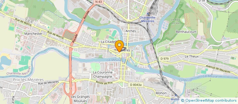 localisation de l'entreprise DANDANA à CHARLEVILLE-MEZIERES