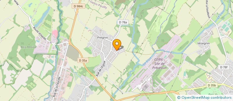 localisation de l'entreprise DANDELION à SAINT-GENIS-POUILLY