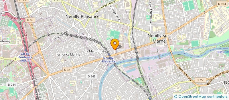 localisation de l'entreprise DANDELION EBS CONSULTING à NEUILLY-PLAISANCE