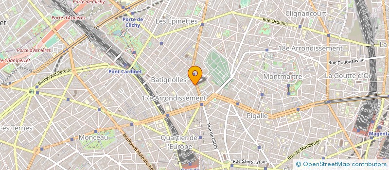 localisation de l'entreprise DANDIS à PARIS