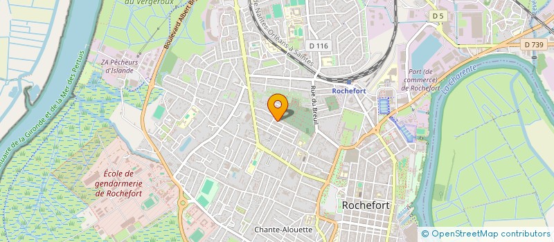 localisation de l'entreprise DANDOM  ROCHEFORT