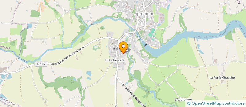 localisation de l'entreprise DANDRIMONT ENTRETIEN PAYSAGE  APREMONT