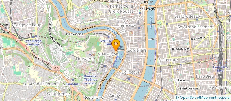 localisation de l'entreprise DANDY  LYON