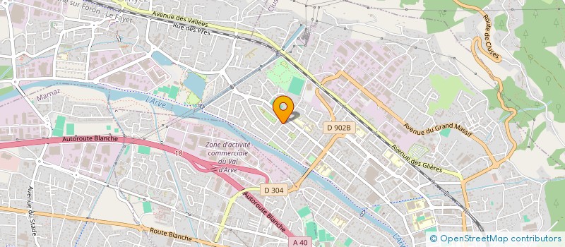 localisation de l'entreprise DANE  CLUSES