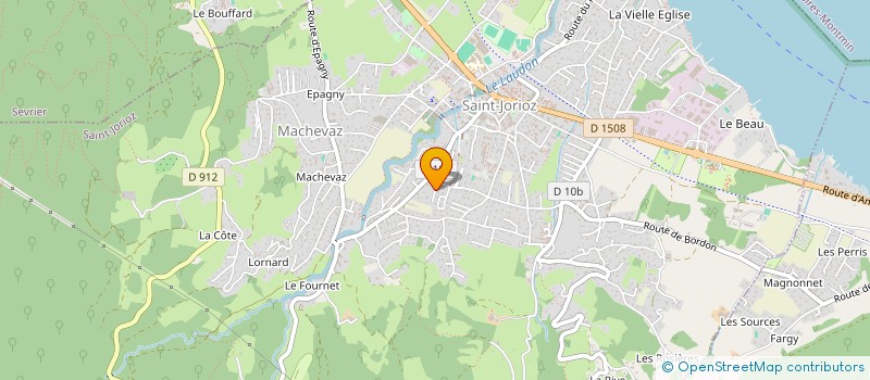 localisation de l'entreprise DANE  SAINT-JORIOZ