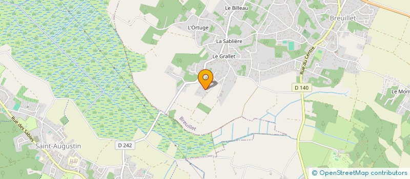 localisation de l'entreprise DANE  BREUILLET