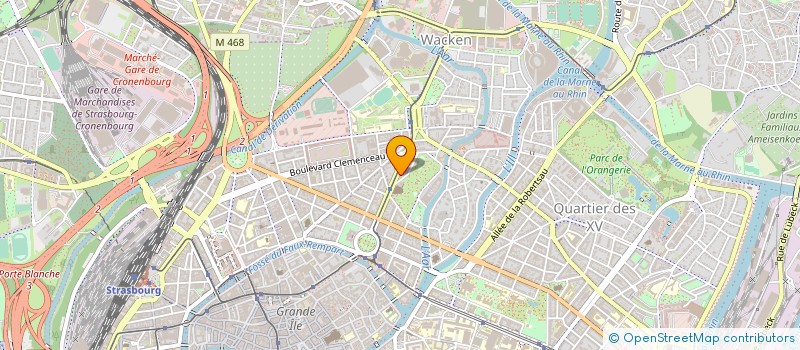 localisation de l'entreprise DANE COMMUNICATION ET FORMATION à STRASBOURG