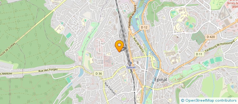 localisation de l'entreprise DANE IMMO à EPINAL