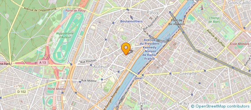 localisation de l'entreprise DANEEL INVESTMENTS  PARIS