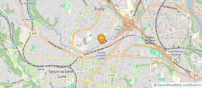 localisation de l'entreprise DANEL DAREINOBIS à TASSIN-LA-DEMI-LUNE