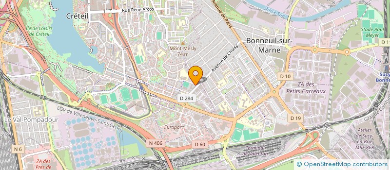 localisation de l'entreprise DANEM SERVICES à CRETEIL