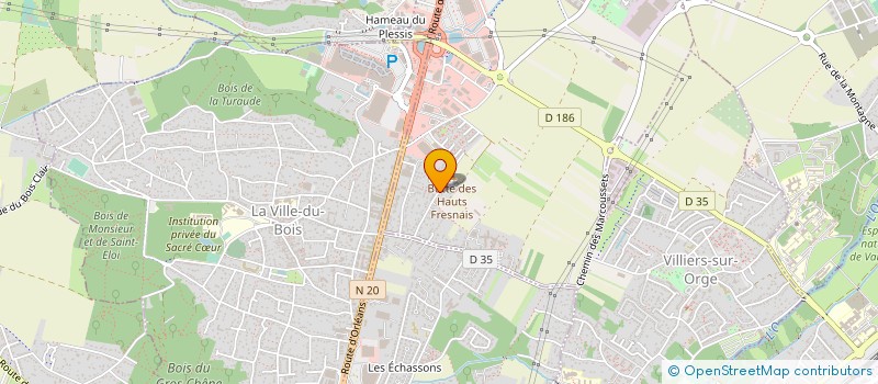 localisation de l'entreprise DANES CHAUFFAGE PLOMBERIE à BALLAINVILLIERS