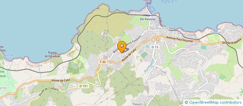 localisation de l'entreprise DANESI BATTISTE AGOSTINI LAURA à SANTA REPARATA DI BALAGNA