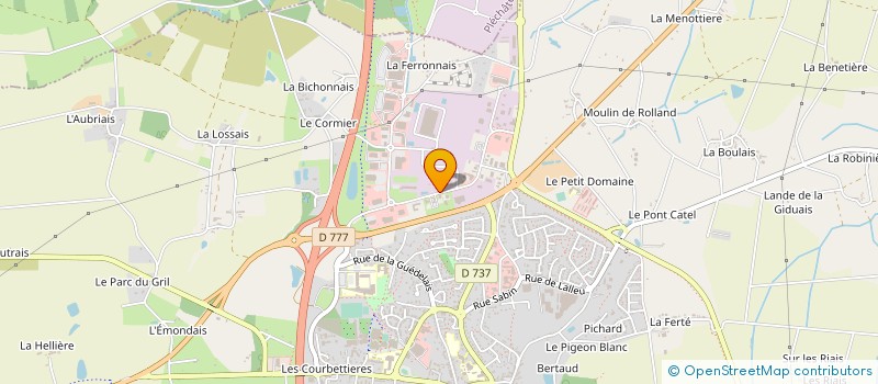 localisation de l'entreprise DANET AUTOS PIECES  BAIN-DE-BRETAGNE