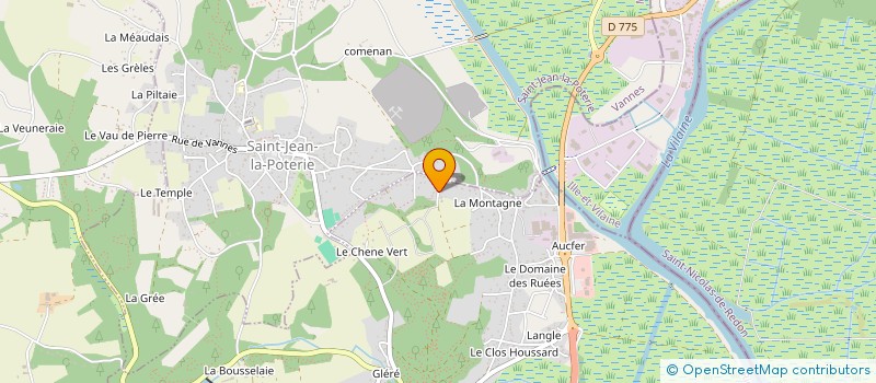 localisation de l'entreprise DANET CAP OUEST  RIEUX