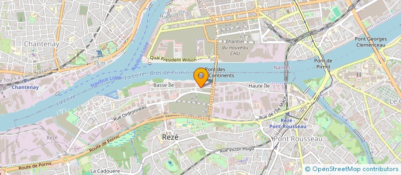 localisation de l'entreprise DANET - GUEZO - LEROY  REZE