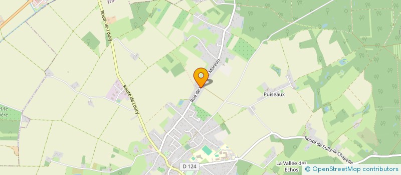 localisation de l'entreprise DANEVE à TRAINOU