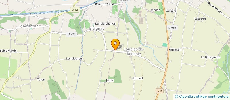 localisation de l'entreprise DANEY 70  LOUPIAC-DE-LA-REOLE