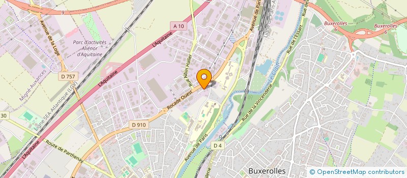 localisation de l'entreprise DANEZ  POITIERS