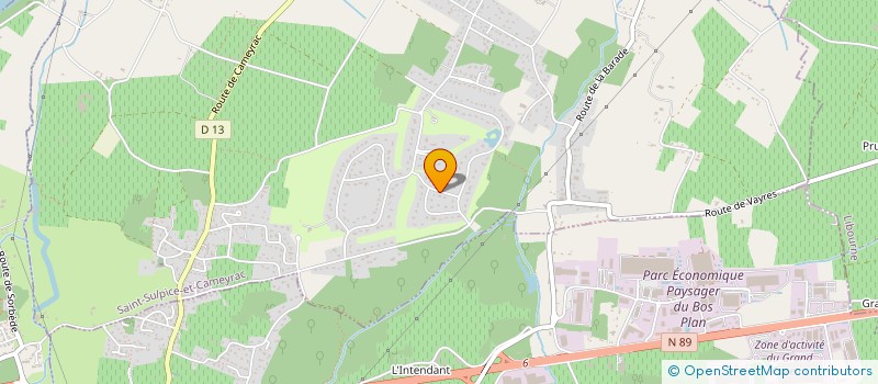 localisation de l'entreprise DANG-BROQUAIRE  SAINT-SULPICE-ET-CAMEYRAC