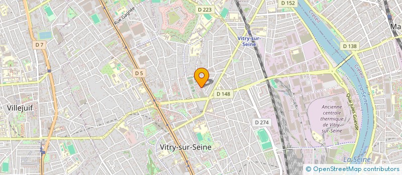 localisation de l'entreprise DANG TRAN  VITRY-SUR-SEINE