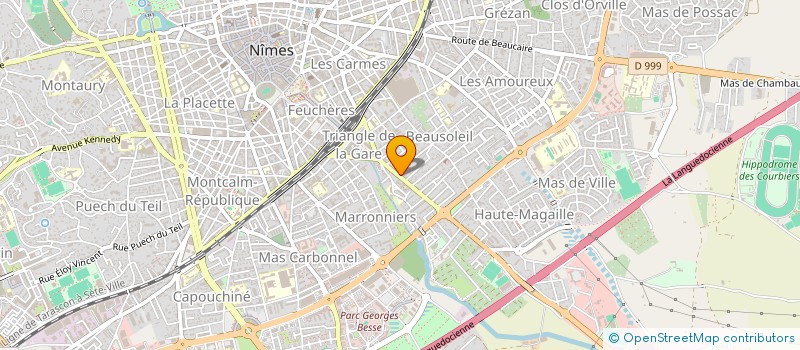 localisation de l'entreprise DANGAIX  NIMES