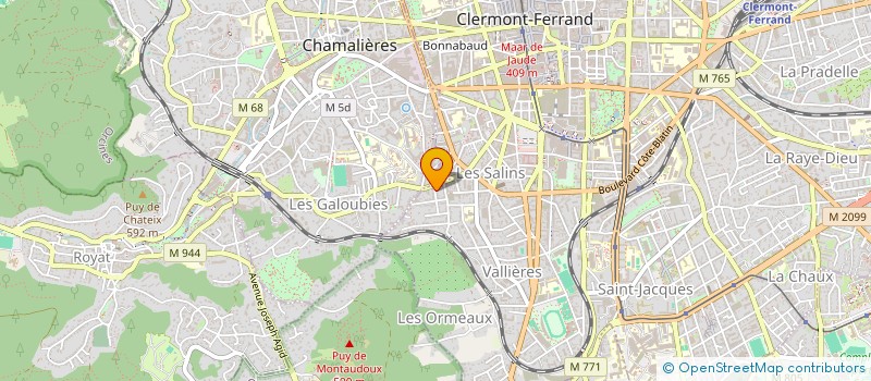 localisation de l'entreprise DANGAZO  CLERMONT-FERRAND