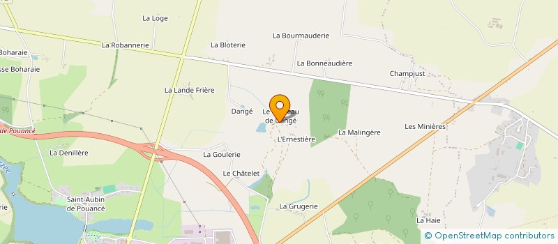 localisation de l'entreprise DANGE SCI à OMBREE D'ANJOU