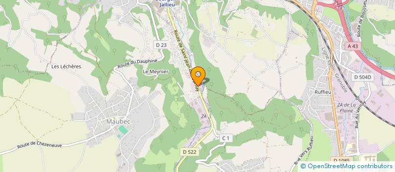 localisation de l'entreprise DANGER PIERRE à MAUBEC