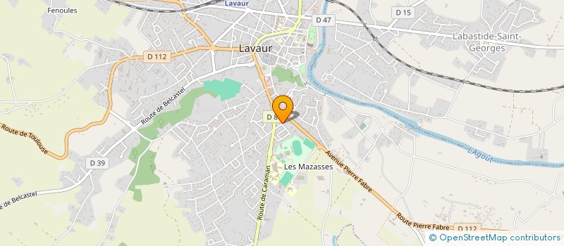 localisation de l'entreprise DANGLES AUTOMOBILES  LAVAUR